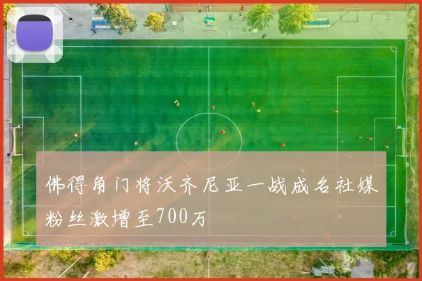 佛得角门将沃齐尼亚一战成名社媒粉丝激增至700万